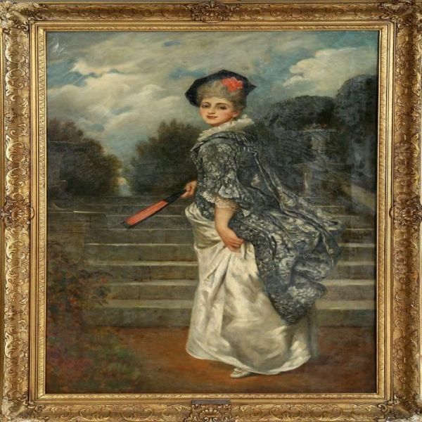 Lady In A Park - view 1