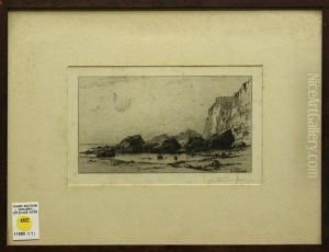 Beach At Etretat