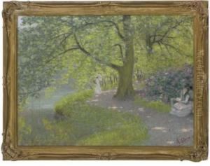 A Sunny Day By The River by Achilles Storms