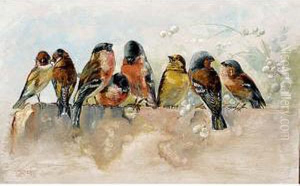 Birds On A Wall - view 1