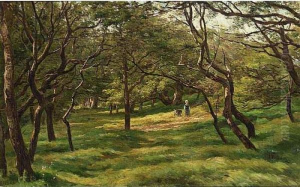 Landscape With A Little Girl - view 1
