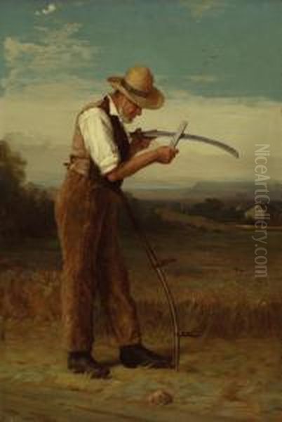Man With Sythe - view 1
