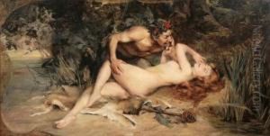Nymph And Satyr by Julian Story