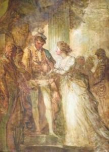 Scene From A Shakespearean Play by Thomas Stothard