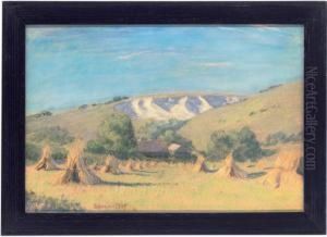 Chalk Pit Near Amberley by Edward William Stott