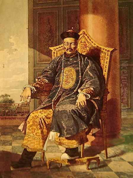 Portrait of Tchien Lung Emperor, 1793 - view 1