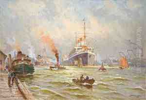 Hamburger Hafen by Willy Stower