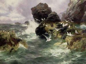Oweans Surge, 1900 by Anonymous Artist