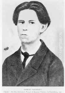 Portrait of Sergei Nechaev 1847-82 illustration from 'The Revolutionary Period of Russian History by Glinski, St. Petersburg, 1913 Portrait of Sergei Nechaev 1847-82 illustration from 'The Revolutionary Period of Russian History by Glinski, St. Petersburg, 1913