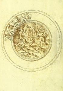 Design For A Basin With The Drunkenness Of Noah