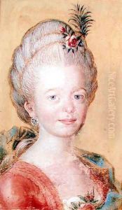 Portrait of the daughter of Carl Linnaeus 1707-78