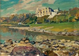 Castle Ruins by Aleksandrs Strals