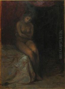 Nud In Interior by Ipolit Strambu