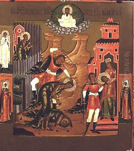 The Beheading of John the Baptist, icon - view 1