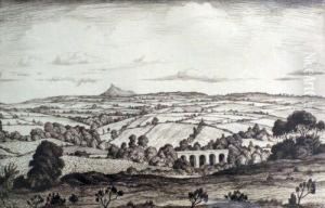 Landscape With An Aquaduct by Ian Strang