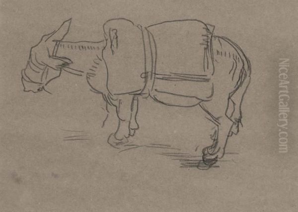 Bullfighters, Donkeys And Compositional Figure Studies - view 1