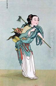 Ma Kou Carrying Medicinal Plants by Anonymous Artist