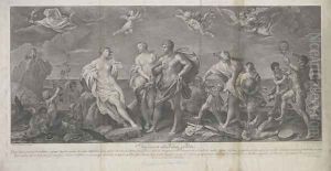 Bacchus and Ariadne, 1727 by Anonymous Artist