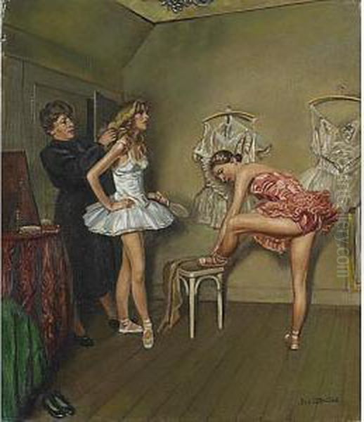 Ballerinas In The Dressing Room - view 1