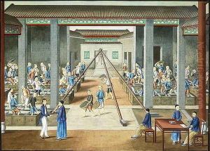 Tea culture: weighing and purchasing tea