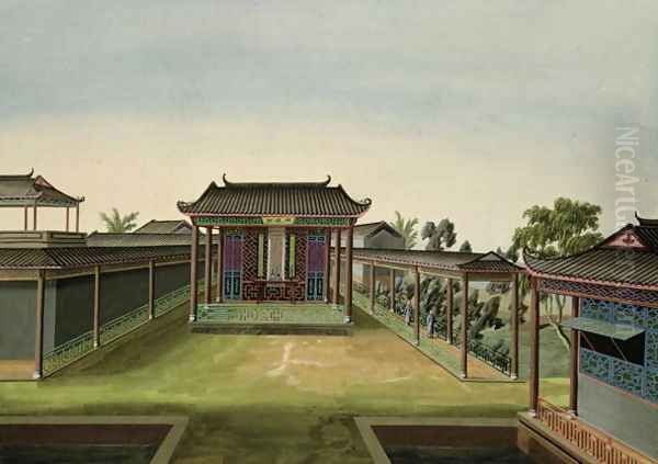 Garden Scene, c.1820-40 (3) - view 1
