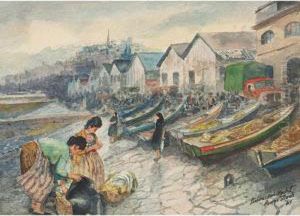 C. 1967; Watercolor, 11 by Georg Straub