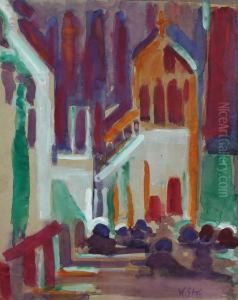 Kircheninnenraum by William Straube