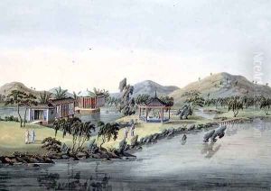 Garden Scene, c.1820-40 by Anonymous Artist
