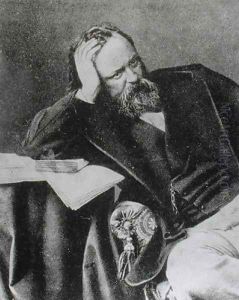 Portrait of Alexander Ivanovich Herzen 1812-70 by Anonymous Artist