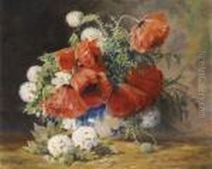 Poppiesand Guelder Roses by Max Theodor Streckenbach