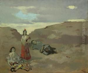 Spanier In Den Dunen by Paul Strecker