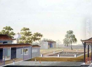 Walled Garden, c.1820-40 by Anonymous Artist