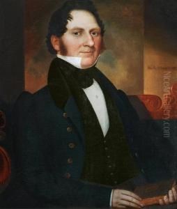 A Portrait Of A Gentleman Holding A Book