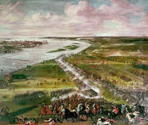 Battle for the Crossing of the Dvina, 1701 by Anonymous Artist