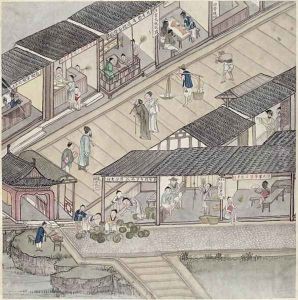 View of a Market in China