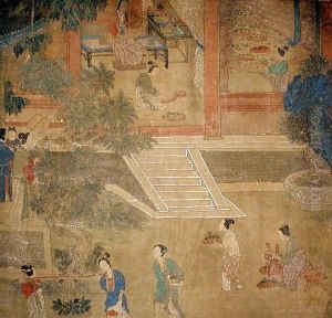 Women Harvesting Leaves, 1500 by Anonymous Artist