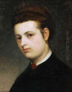 Portret Mlodej Kobiety by Franciszek Streitt