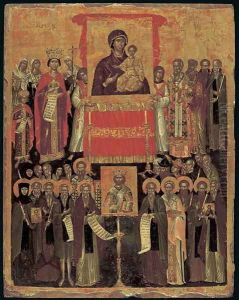 The Restoration of the Icons by Anonymous Artist
