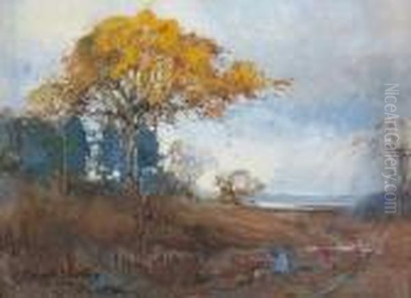 Travellers On A Country Road - view 1