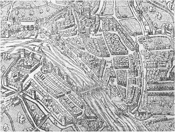 Map of Basel - view 1