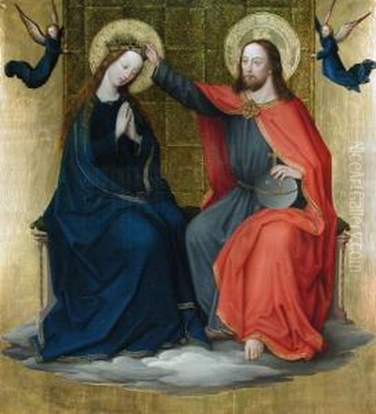 The Coronation Of The Virgin by Bernhard Strigel