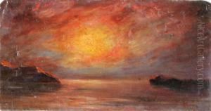 Rod Kvallssol by Arnold Strindberg