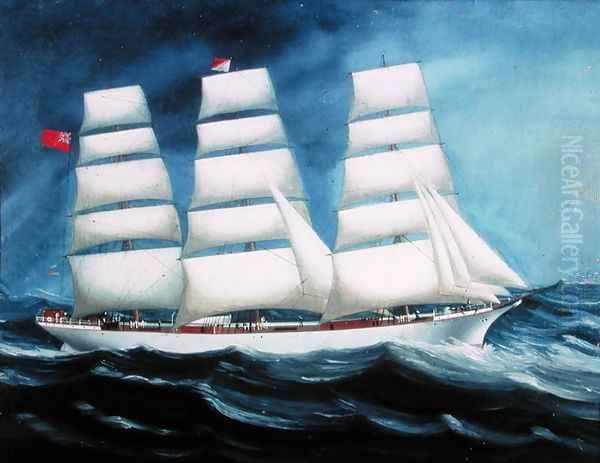The 'Ben-Lee' at Sea - view 1