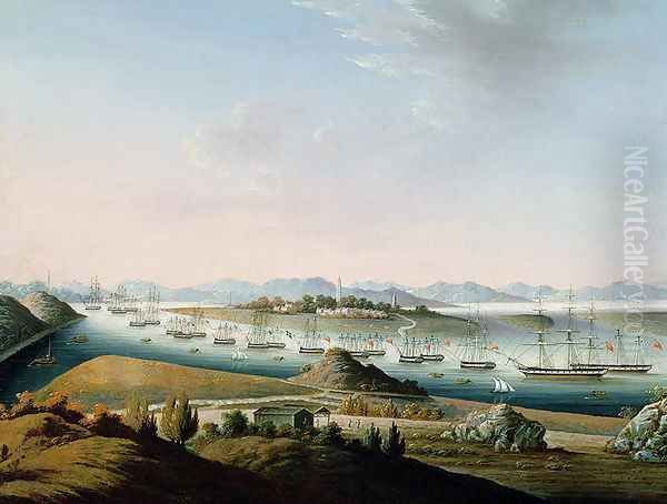 View of Whampoa, c.1840 - view 1