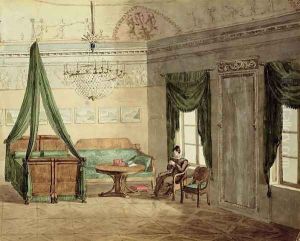 Neo-Classical Bedchamber, 1819 by Anonymous Artist
