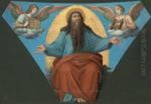 Two Scenes Of God The Father by Johanna Nepomuk Strixner