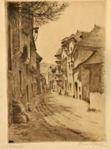 Gassenansicht In Durnstein by Ernst Strobl