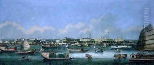 View of the Waterfront at Canton, c.1855