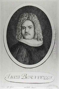 Portrait of Jacques Bernoulli 1654-1705 by Anonymous Artist