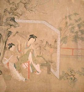 Women Sewing, 1500 by Anonymous Artist